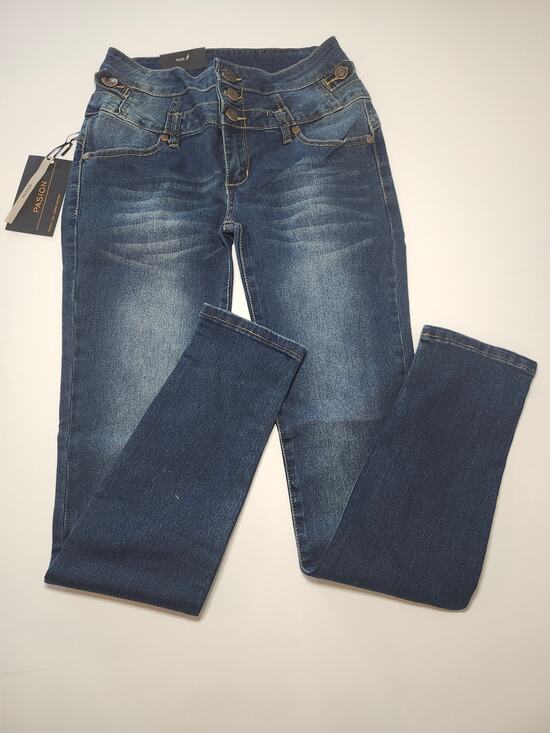 Pasion Denim - Pasion NWT Women’s High Waist Skinny Jeans Medium Wash Sz 9 Streetwear